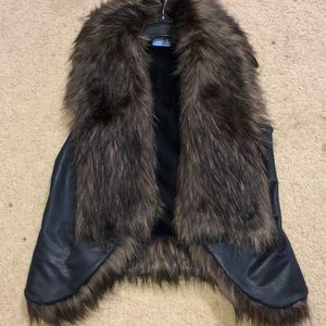 Vera Wang Fur Vest